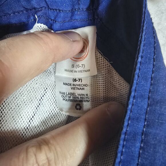 Wonder Nation Boys Blue Drawstring Bathing Suit Swim Trunks Shorts EUC Siz6/7 - Picture 11 of 12